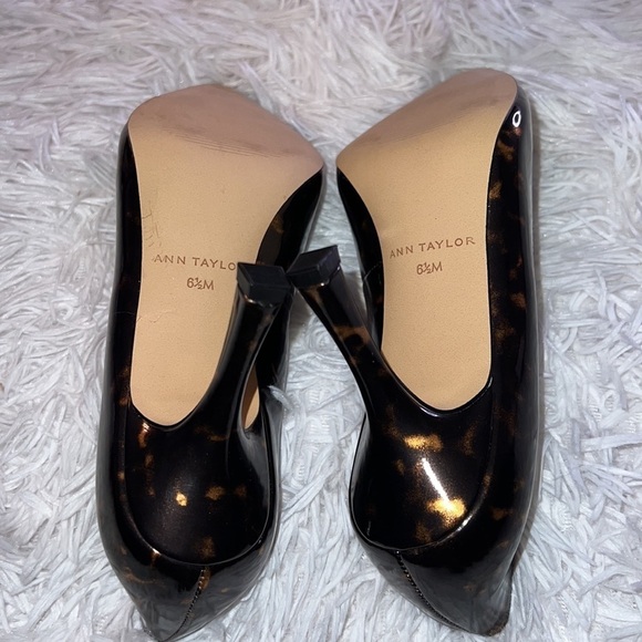 ANN TAYLOR Mila Tortoiseshell Print Pumps SIZE 6.5 Medium brand new - Picture 6 of 6
